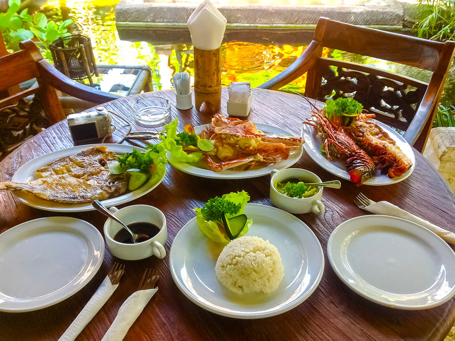 Fruits de mer à Jimbaran