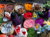 Marché dans les rue d'Ubud