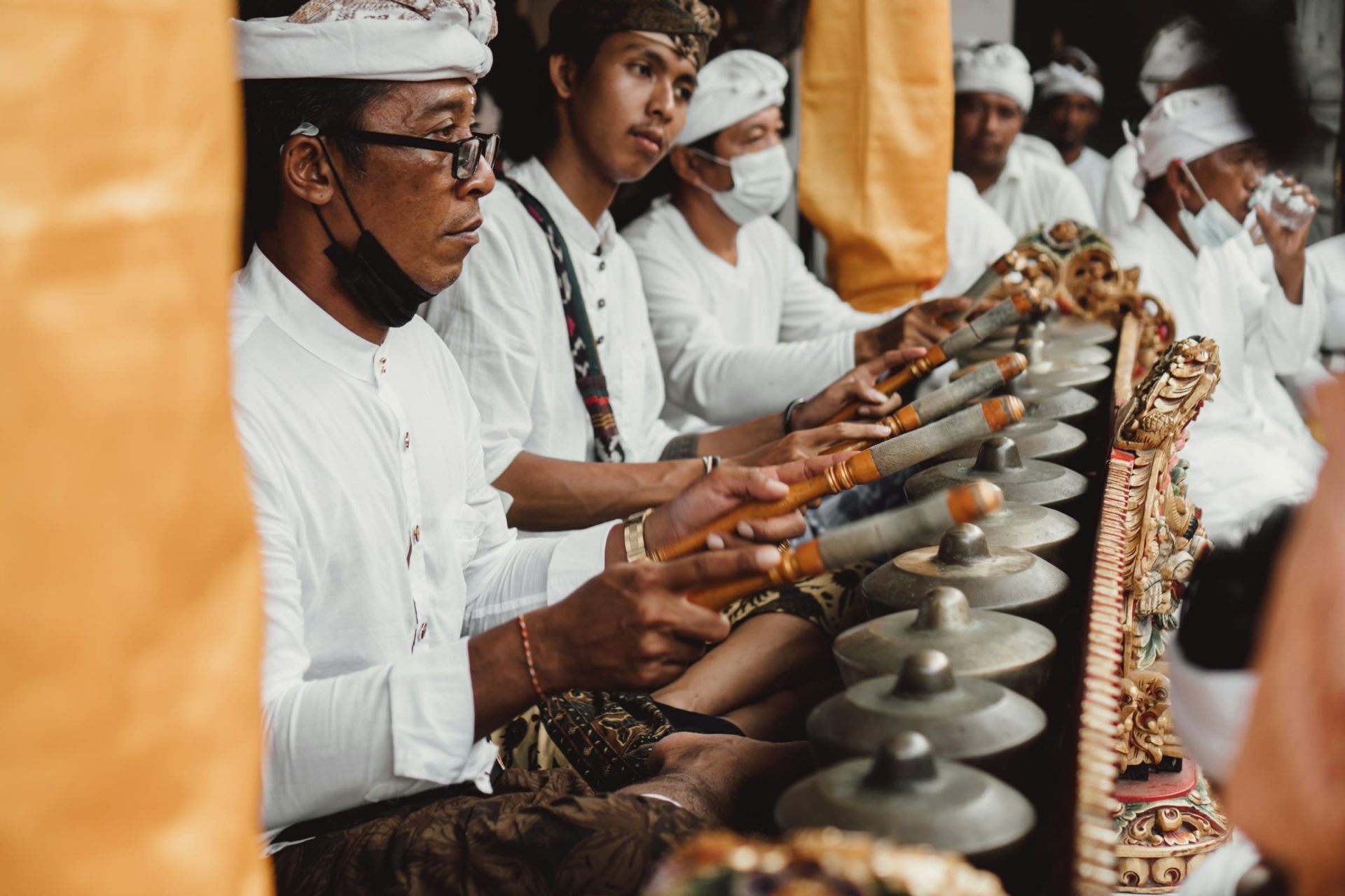 Gamelan indonésien, musique, tradition, atelier, bali