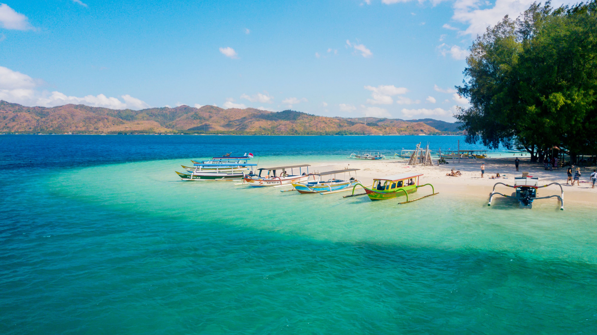Bateaux à Gili