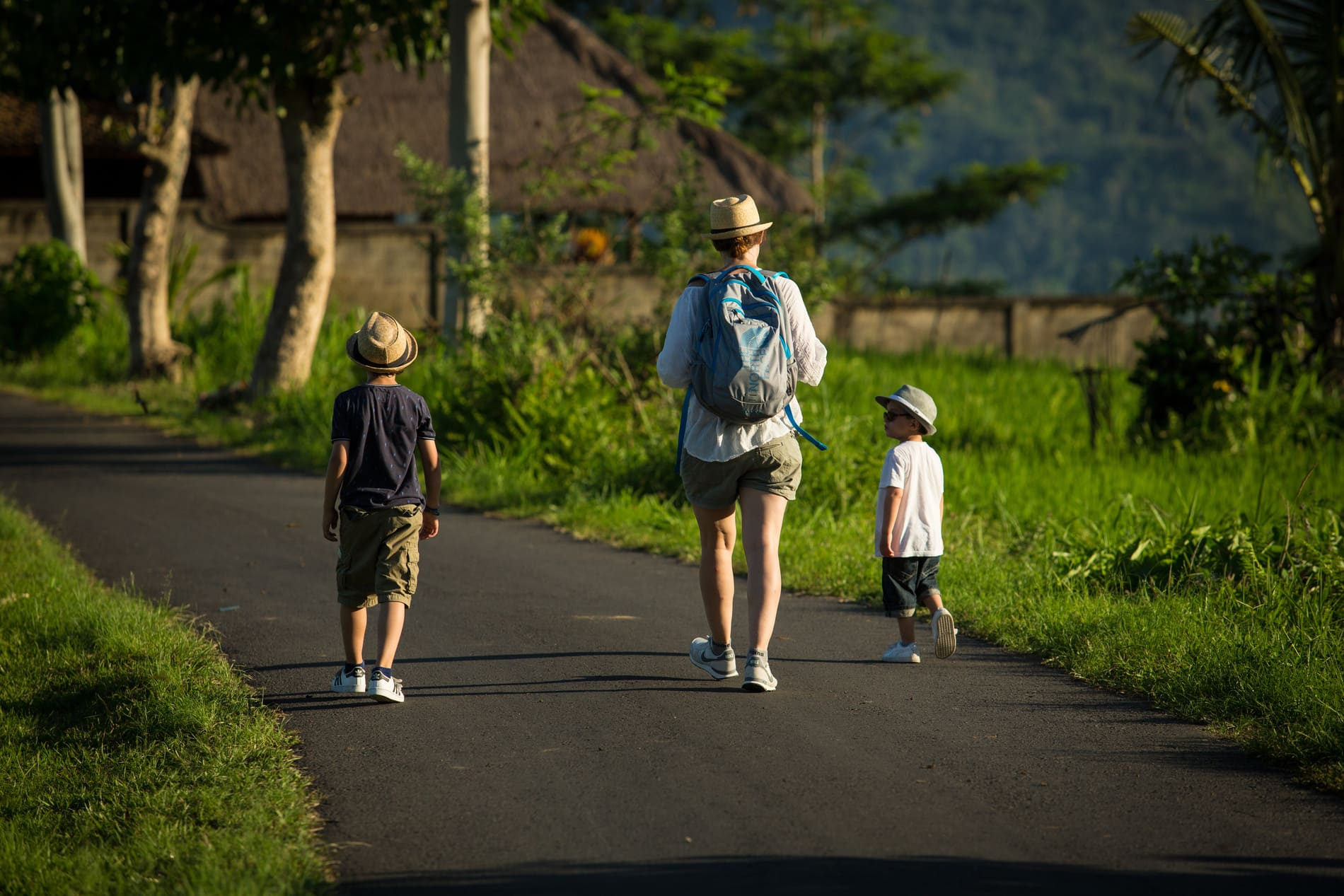 Famille à Bali