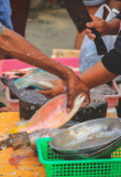 Jimbaran beach marché au poissons
