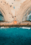 Vue sur plage de Sanur