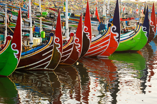 Bateaux de pêche à Muncar