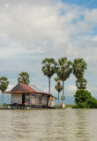 Maison flottante sur lac Tempe