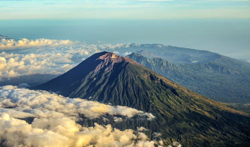 Vue sur Mont Agung